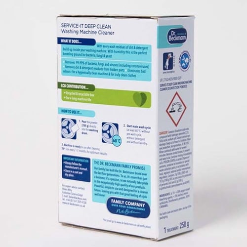 منظف ومطهر غسالات الملابس دكتور بيكمان – 6 عبوات