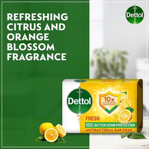 ديتول صابون استحمام منعش برائحة الحمضيات وزهر البر...