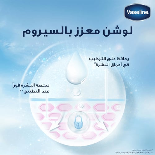 لوشن فازلين جلوت هيا سيروم بَيرست لإشراقة البشرة و...