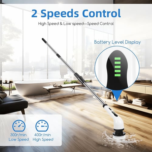 فرشاة تنظيف كهربائية لاسلكية 9 في 1 متعددة الوظائف