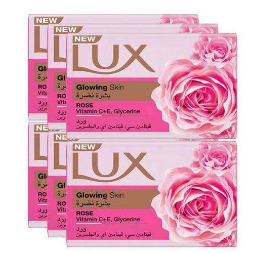 لوكس صابون بشرة نضرة ورد 6*75جرام 5+1 مجان