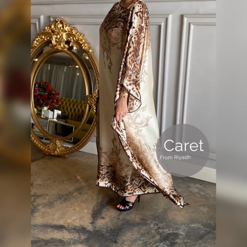 Silk Kaftan in Two Colors