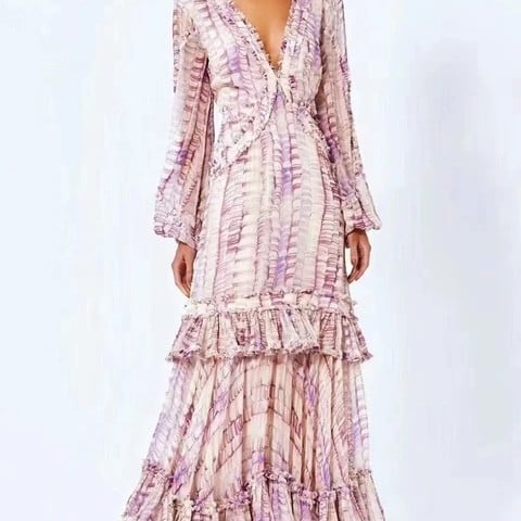 Ruffled pinkish Dress