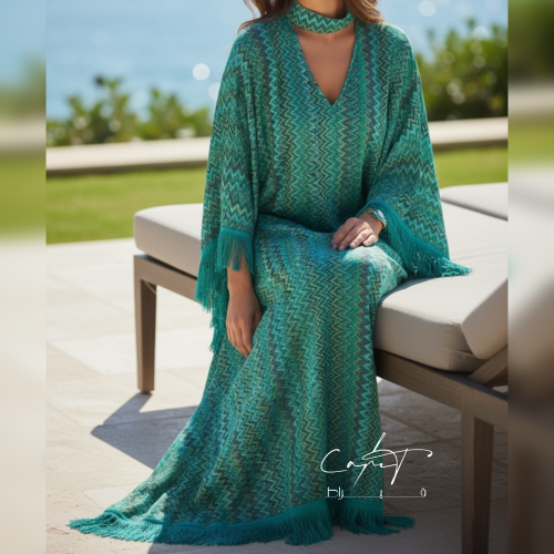 Tasseled Jalbaia بالطلب