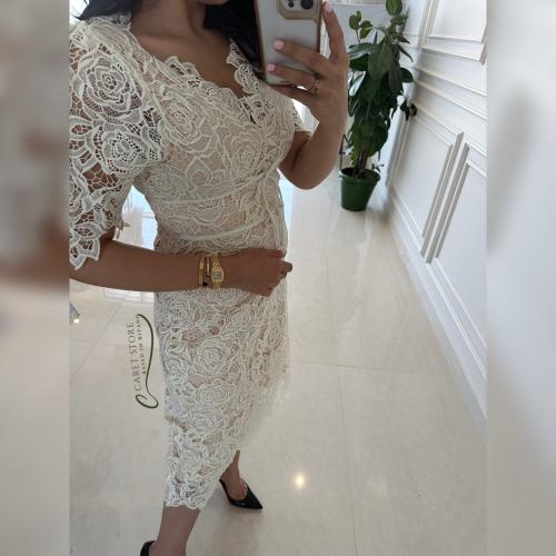 Lace Embroidery Dress