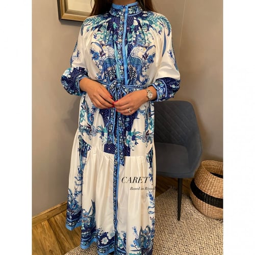 Vintage Floral Printed Dress