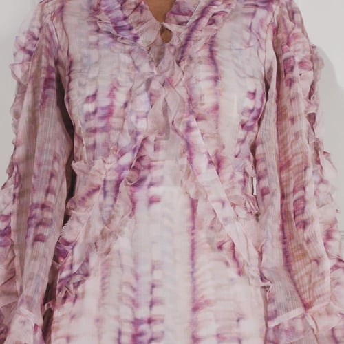 Ruffled pinkish Dress