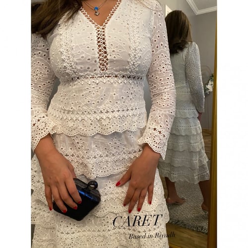 Elegant White Lace Dress