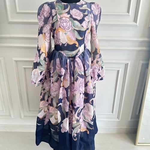 Puffy Dress with Flowers