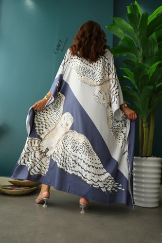 Owl Printed Kaftan