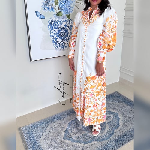 Elegant Buttoned Dress