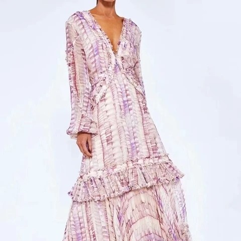 Ruffled pinkish Dress