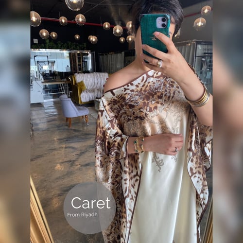 Silk Kaftan in Two Colors