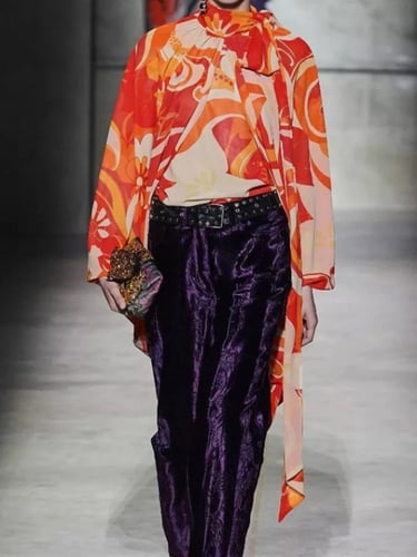 Printed Elegant Blouse