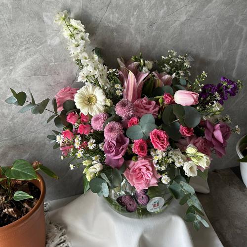 فازة دائرية || ألوان السعادة