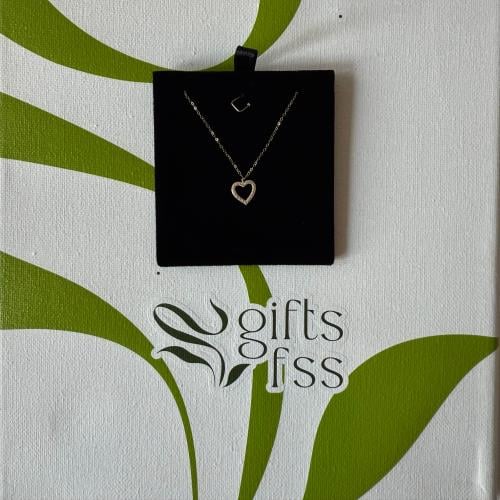 قلادة انفاس الغرام ذهب عيار 18