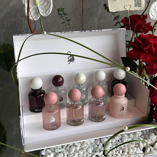 باقة عطور لافيرن – 9 عطور فاخرة في بكج رجالي ونسائ...