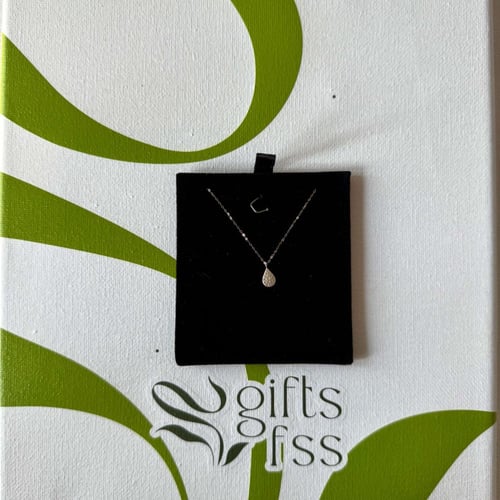 سلسال ذهب عيار 18 || على شكل قطرة ماء - لمسة ناعمة