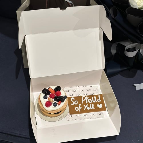 كيكة جاناش || بوكية ورد ابيض