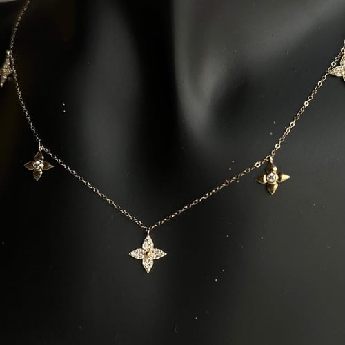 شوكر ذهب عيار 18 || نجمة الأناقة - Star Elegance N...