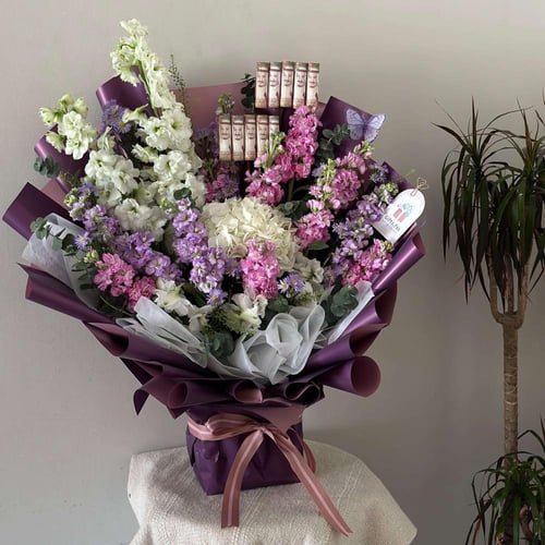 سيمفونية البنفسج – ورد فاخر(هدرنجة ، دلفليوم، باتو...