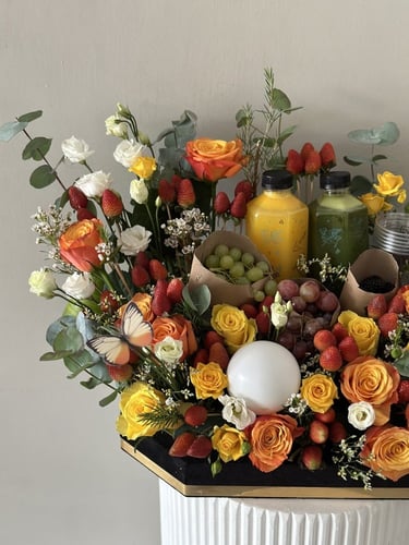 تنسيق الفواكة ( الفخم )