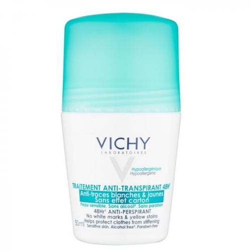 فيشي مزيل عرق رول-أون المكثف والمضاد للبقع 48 ساعة...