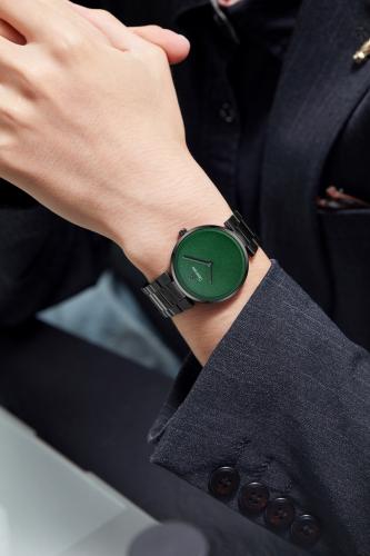 ساعة رجالية قليمير ستيل بلون جان