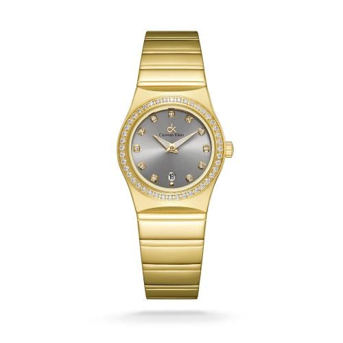 ساعة نسائية كارمن كلاين ستيل بلون ذهبي