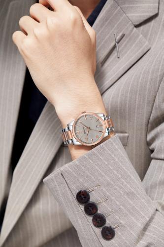 ساعة نسائية قليمير ستيل بلون فضي و روز قلود