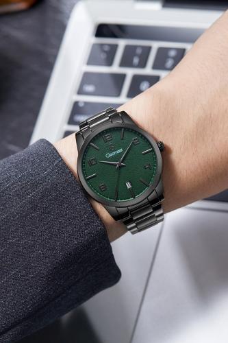 ساعة نسائية قليمير ستيل بلون جان