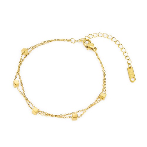 اسوارة نسائية بتصميم ناعم بلون ذهبي