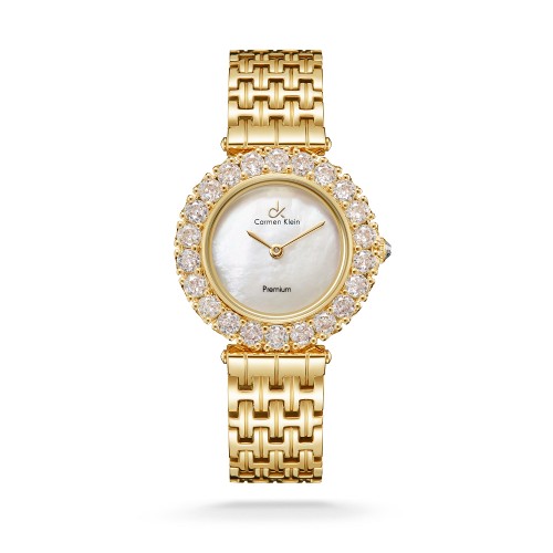 ساعة نسائية ستيل بلون الذهبي15284F12