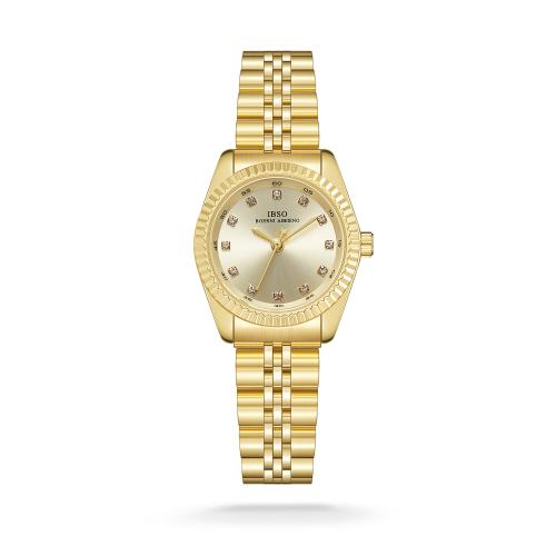 ساعه نسائية ايبسو ذهبي