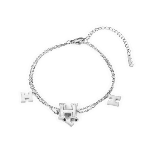 اسوارة نسائية باللون فضي