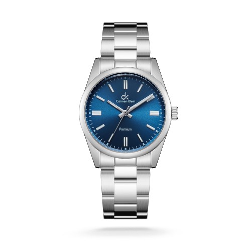 ساعة نسائية كارمن كلاين ستيل بلون فضي