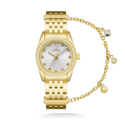 ساعة نسائية ستيل بلون الفضي15300SF12