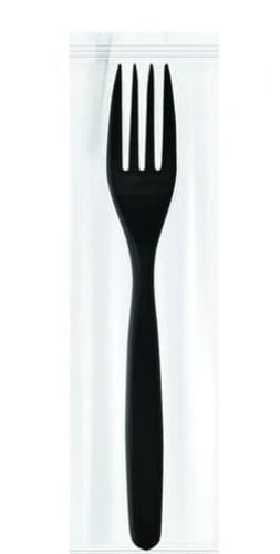 شوك بلاستيك أسود مغلفة 500 قطعة