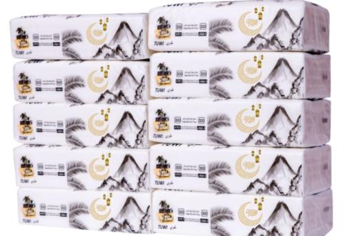 مناديل 300 | 10 علب أكياس | 3,000 منديل طوي وجه |...