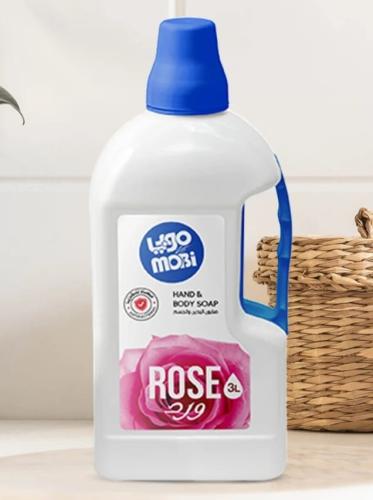 كرتون صابون أيادي 3 لتر ورد 4 حبة