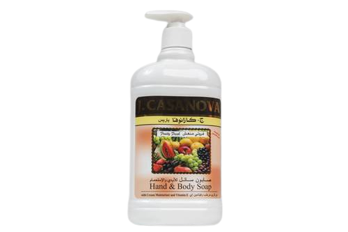 كرتون صابون سائل لليدين كازانوفا رائحة فواكة (500...