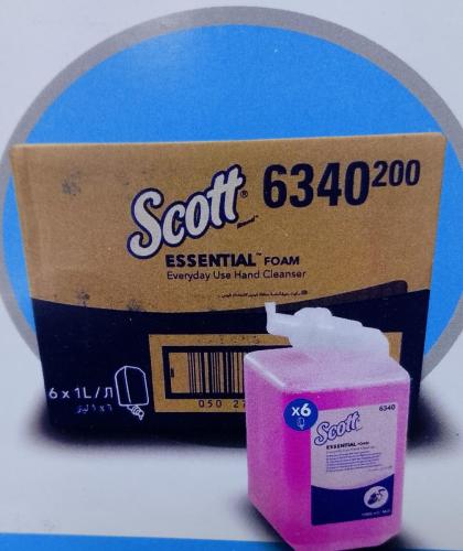 Scott Essential foam hand cleaner 6x1L