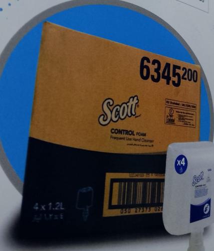 Scott control foam bottel 1.2 L *4 pcs