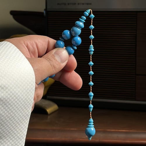 مسباح بكلايت قديم عصي فيروزي تمليكة