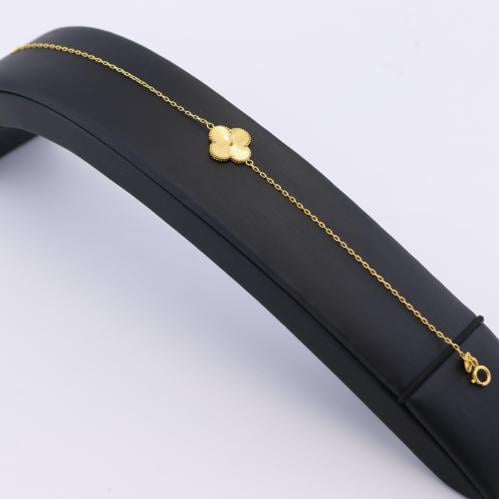 اسوارة ذهب زهرة بارزة - عيار 21