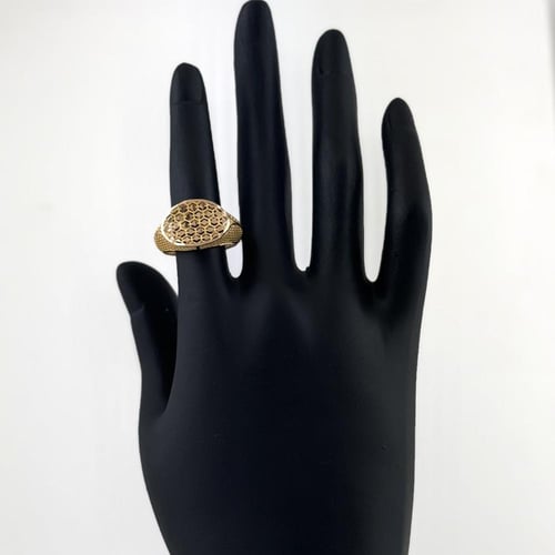 خاتم ذهب مستوحى من العمارة الإيطالية - عيار 21