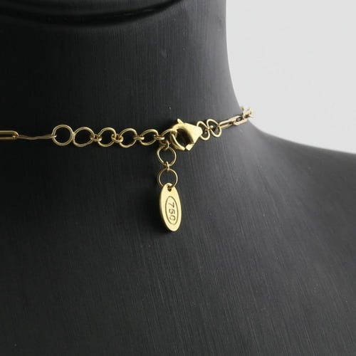 عقد مستطيلات الذهب الفاخرة - عيار 18