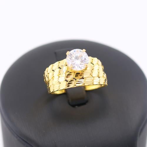 خاتم ذهب توينز ورق الزيتون غصنين عيار 21