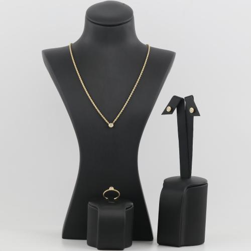 نصف طقم ذهب مبروم - عيار 18