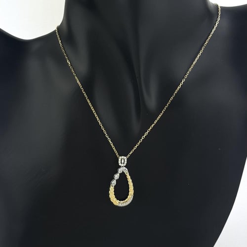 عقد ذهب تصميم الماس من تشكيلة أكسترا - عيار18